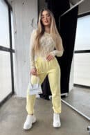 Bluzka damska BG Manifest | bananowy