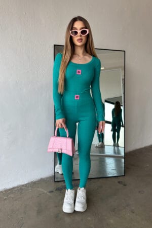 Komplet damski BG Mamba | lazur