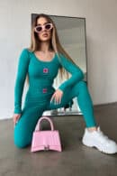 Komplet damski BG Mamba | lazur