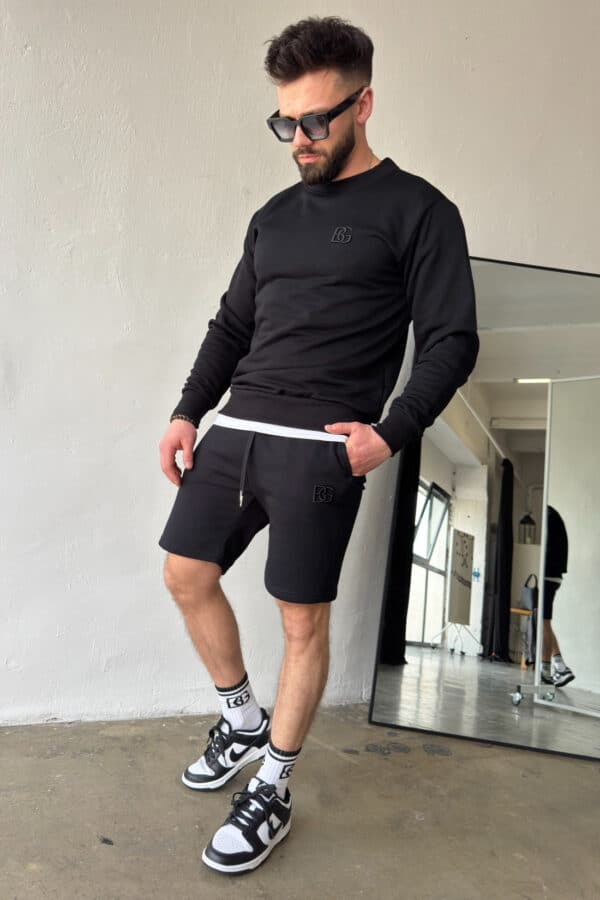 Szorty męskie BG Shazam | czarny