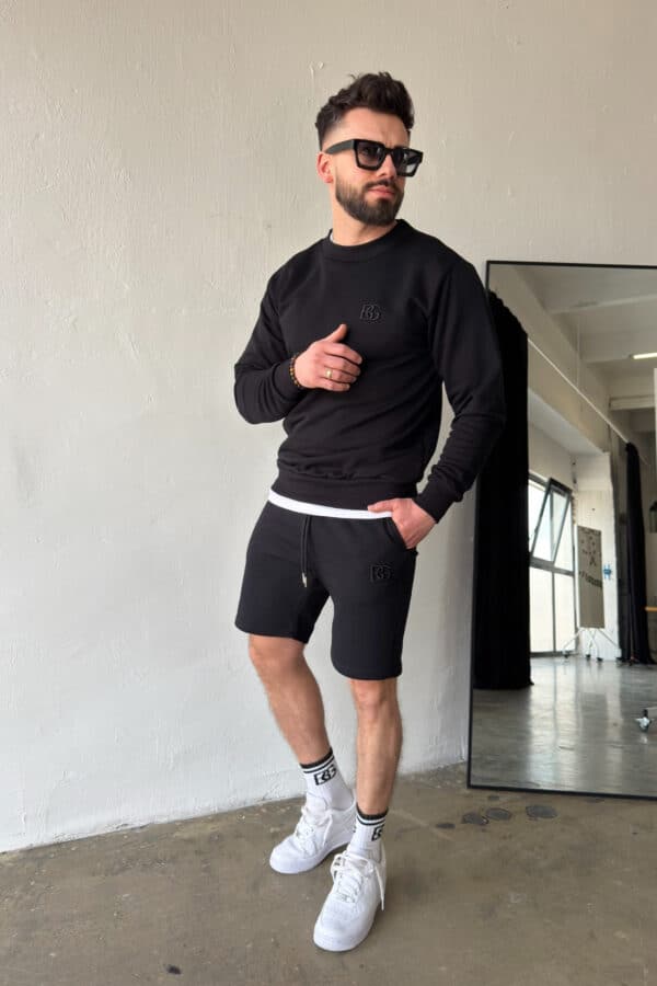 Szorty męskie BG Shazam | czarny