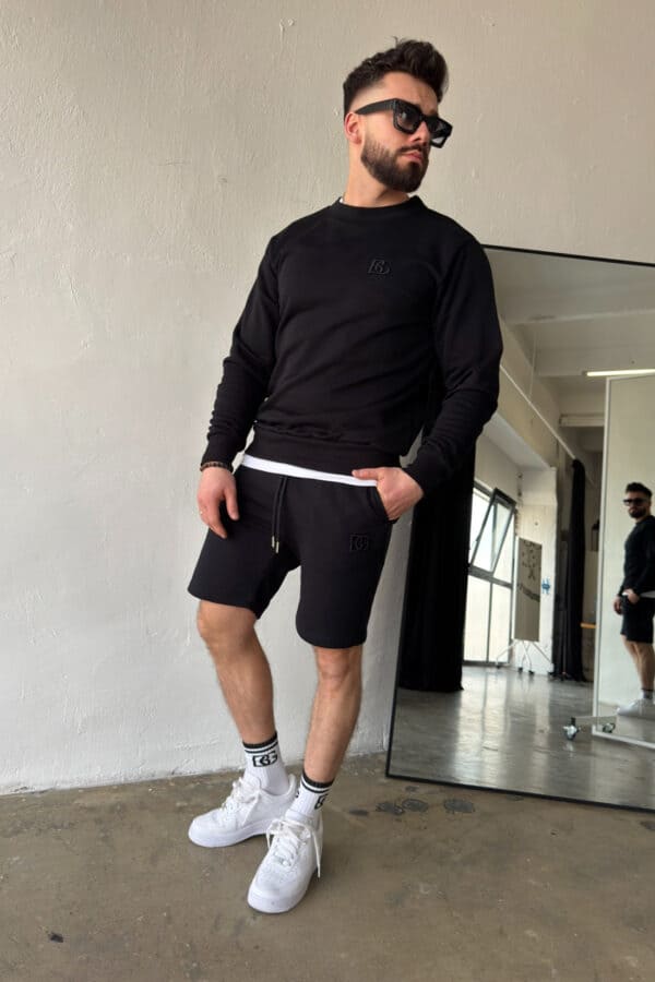 Szorty męskie BG Shazam | czarny