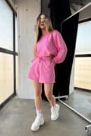 Szorty damskie BG Bills | róż barbie