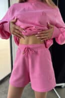 Szorty damskie BG Bills | róż barbie