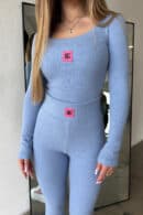 Komplet damski BG Mamba | niebieski jeans