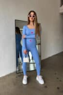 Komplet damski BG Mamba | niebieski