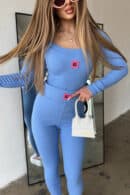 Komplet damski BG Mamba | niebieski