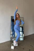 Komplet damski BG Mamba | niebieski