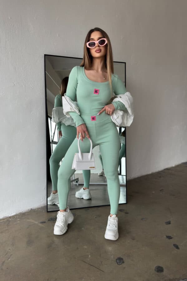 Komplet damski BG Mamba | matcha