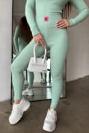 Komplet damski BG Mamba | matcha