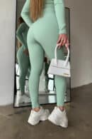 Komplet damski BG Mamba | matcha