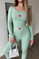 Komplet damski BG Mamba | matcha