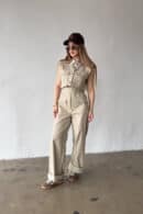 Kombinezon damski BG Mango | beż