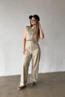Kombinezon damski BG Mango | beż