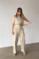 Kombinezon damski BG Mango | beż