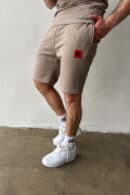 Szorty męskie BG Milano | ciemny beż