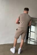 Szorty męskie BG Milano | ciemny beż