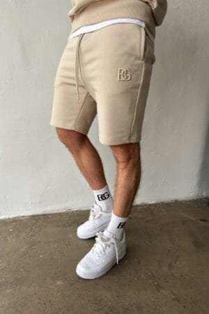 Szorty męskie BG Shazam | jasny beż