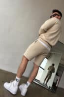 Szorty męskie BG Shazam | jasny beż