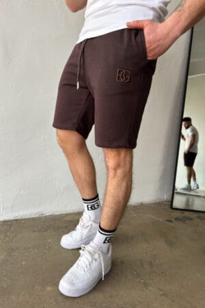 Szorty męskie BG Shazam | gorzka czekolada