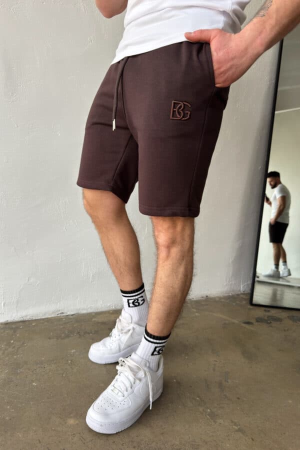Szorty męskie BG Shazam | gorzka czekolada
