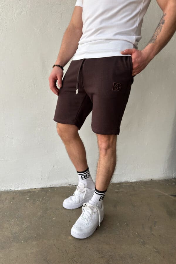 Szorty męskie BG Shazam | gorzka czekolada