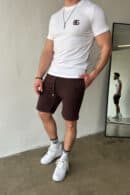 Szorty męskie BG Shazam | gorzka czekolada