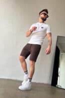 Szorty męskie BG Shazam | gorzka czekolada