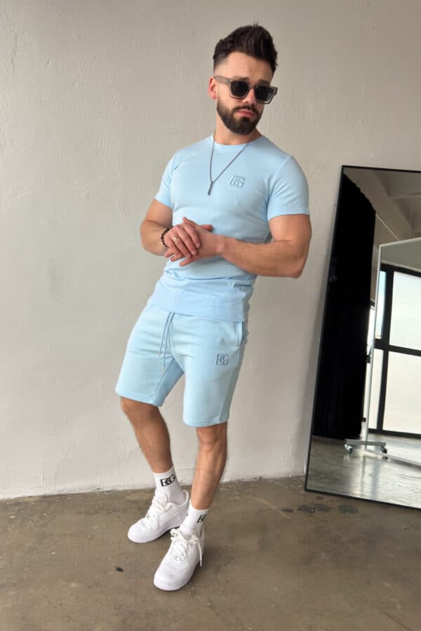 Szorty męskie BG Shazam | błękit