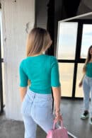 Bluzka damska BG Barbies | lazur