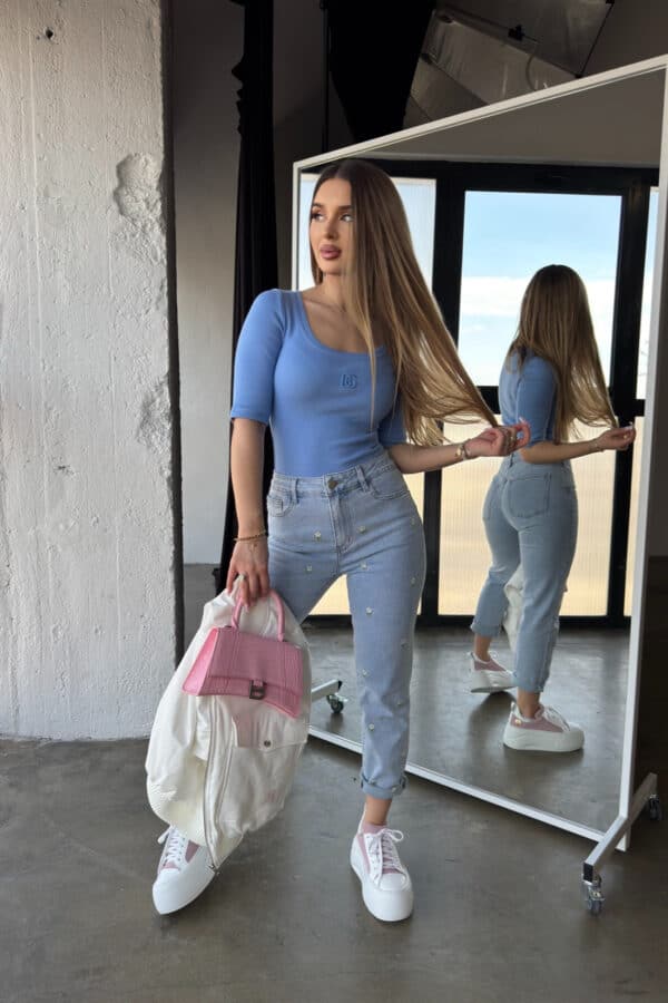 Bluzka damska BG Barbies | niebieski