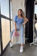 Bluzka damska BG Barbies | niebieski