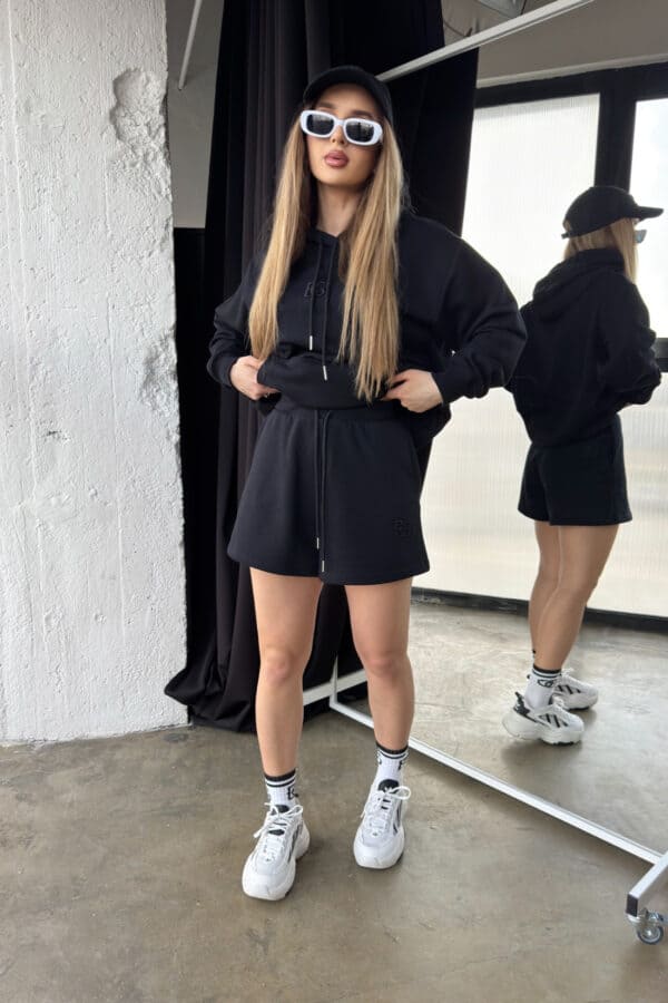 Szorty damskie BG Bills | czarny