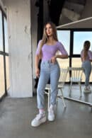 Bluzka damska BG Barbies | liliowy