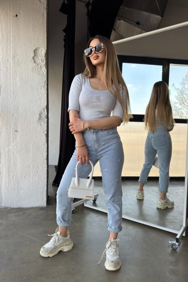 Bluzka damska BG Barbies | straciatella Bluzka damska BG Barbies | straciatella