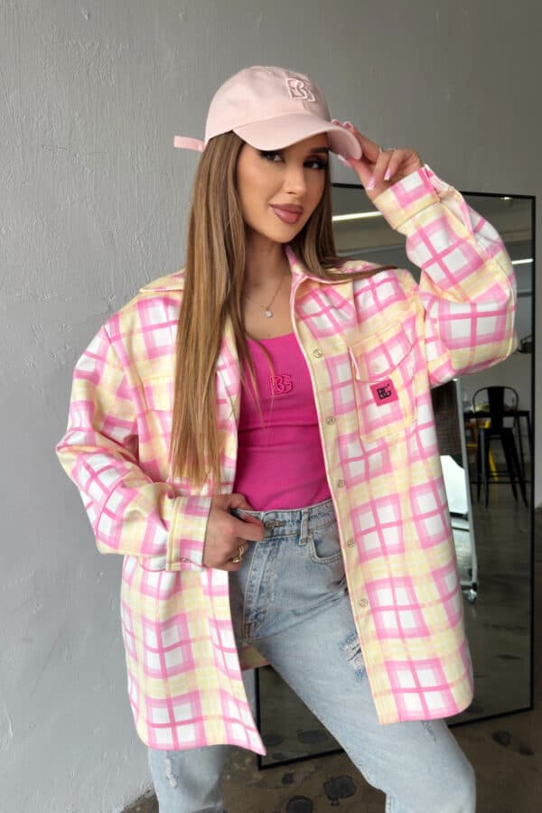 Czapka unisex BG Fufu | jasny róż