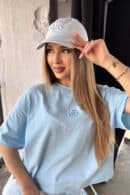 Czapka unisex BG Fufu | jasny błękit