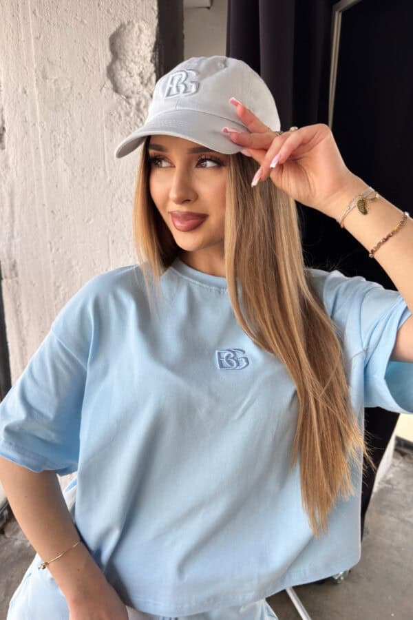 Czapka unisex BG Fufu | jasny błękit