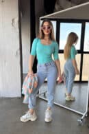 Bluzka damska BG Barbies | mięta