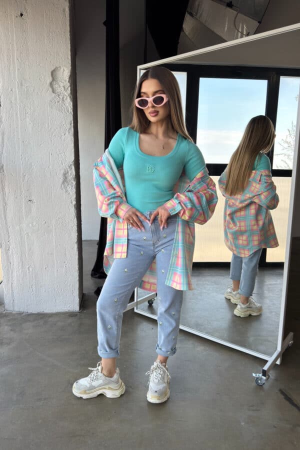 Bluzka damska BG Barbies | mięta