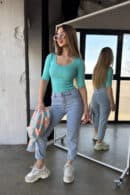 Bluzka damska BG Barbies | mięta