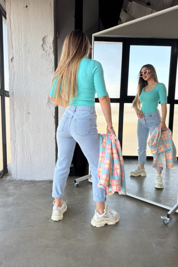 Bluzka damska BG Barbies | mięta