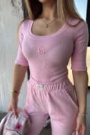 Bluzka damska BG Barbies | jasny róż