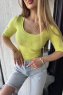 Bluzka damska BG Barbies | limonka