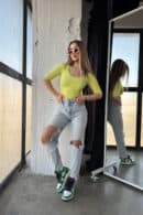 Bluzka damska BG Barbies | limonka