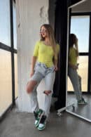 Bluzka damska BG Barbies | limonka