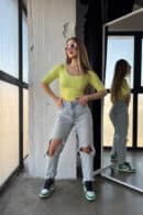 Bluzka damska BG Barbies | limonka