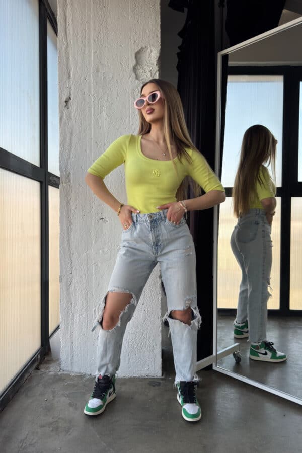 Bluzka damska BG Barbies | limonka