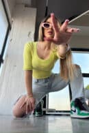 Bluzka damska BG Barbies | limonka