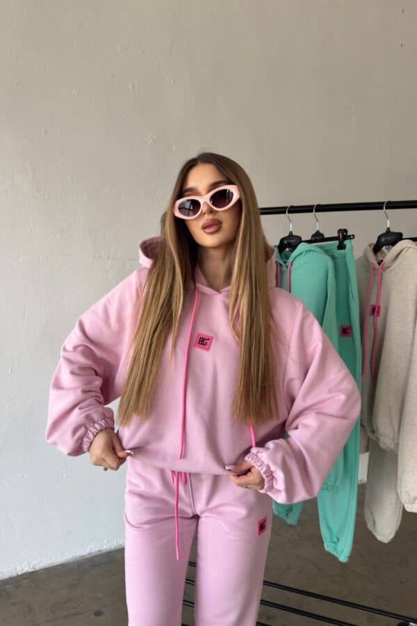 Dres damski BG Kolo | pastelowy róż Dres damski BG Kolo | pastelowy róż